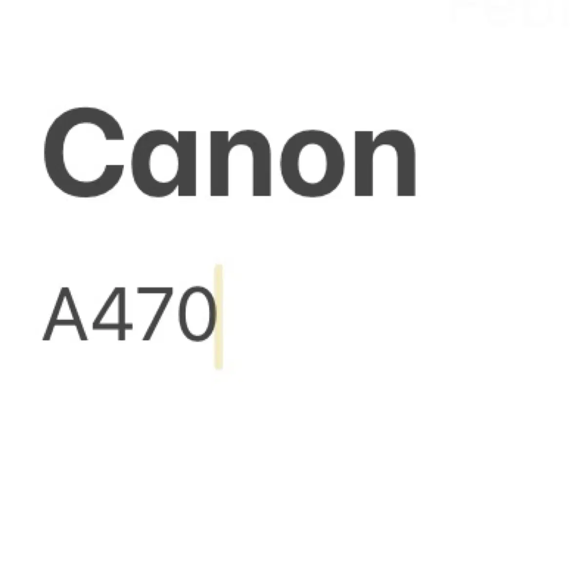 구매) Canon 캐논 a470 삽니다!!